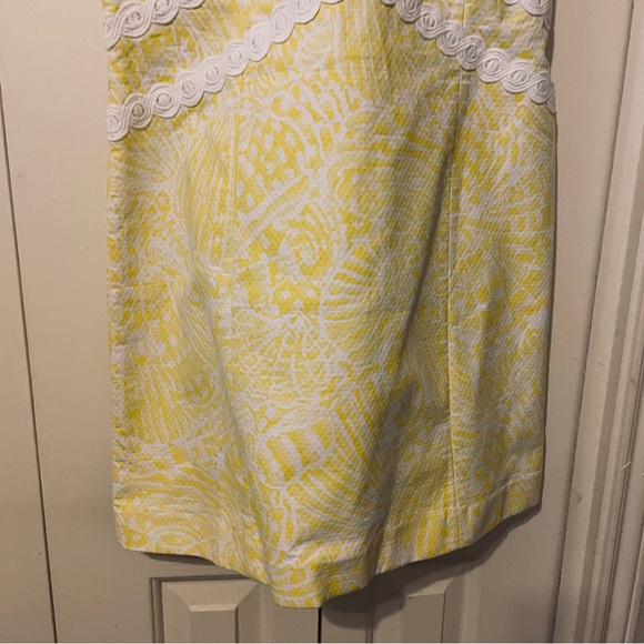 Yellow and white dress by Lilly Pulitzer in size 12 with tags - Picture 7 of 10